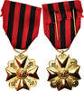Belgium Medal Mérite Civique, Uncirculated, Gilt Bronze, 35 -