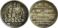 France Medaille UFOLEP, Ligue Française de l'Enseignement, Silvered bronze -