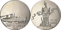 France Medaille Les Grands Transatlantiques, United States, Copper-nickel, C. -