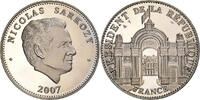 France Medaille Nicolas Sarkozy, Président de la République, Copper-nickel -