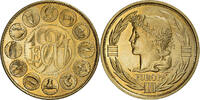 France Medaille Ecu Europa, Marianne, Bronze, Rodier -