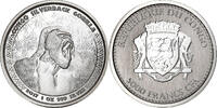 Congo Republic 5000 Francs Paris, Silver -