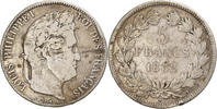 France 5 Francs Louis-Philippe, Bayonne, Silver, Gadoury:678 -