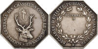 France betaalpenning French Third Republic, Lutte contre le braconnage, Silver -