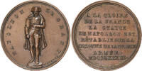 France Medaille Restauration de la statue de Napoléon par Louis-Philippe -