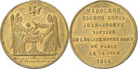 France Medal Napoléon III, Baptème du Prince Impérial, Brass, Durand -