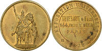 France betaalpenning Exposition Universelle de Paris, Thiébaut et Fils, Brass -