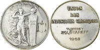 France Medal Union des Industries Chimiques, Silvered bronze -