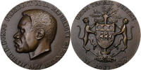 Gabon Medaille Albert B.Bongo, Président, Bronze, Martinez -