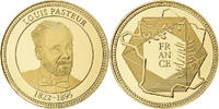 France Medaille Louis Pasteur, Copper Gilt -