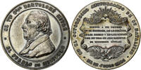 Argentina Medaille President Bartolomé Mitré, Silver Plated Copper -