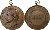 France Medaille Napoléon III, Exposition Universelle de Paris, Copper -