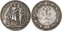 France Medaille Mariage, Fidélité Bonheur, Silver, Petit -
