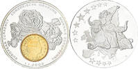 Luxembourg Medal Monnaies européennes, Copper Plated Silver -