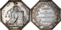 France betaalpenning Chambre des Notaires de l'Arrondissement de Cambrai, Silver, Le -
