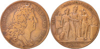 France Token Royal, Louis XIV, Copper -