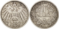 GERMANY - EMPIRE Mark Coin, Wilhelm II, Munich, Silver, KM:14 -