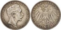 German States 3 Mark Coin, PRUSSIA, Wilhelm II, Berlin -