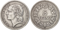 France 5 Francs Coin, Lavrillier, Beaumont le Roger -