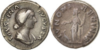 Denarius Coin, Faustina II, Roma, Silver, RIC:694 -