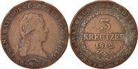 Austria 3 Kreuzer Coin, Franz II (I), Copper, KM:2116 -