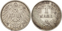 GERMANY - EMPIRE Mark Coin, Wilhelm II, Muldenhütten -