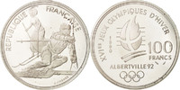 France 100 Francs Coin, Silver, KM:984 -