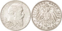 German States 2 Mark Coin, BADEN, Friedrich I, Berlin -