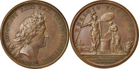 France Medal Secours donné aux Hollandais, Louis XIV, History, Mauger -