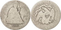 United States Quarter Coin, Seated Liberty Quarter, U.S. Mint, San -