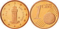 San Marino Euro Cent Copper Plated Steel, KM:440 -
