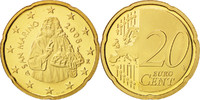 San Marino 20 Euro Cent Brass, KM:483 -