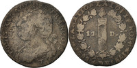 France 12 Deniers Coin, 12 deniers françois, Nantes, Bronze -