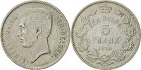 Belgium 5 Francs, 5 Frank Coin, Nickel, KM:98 -