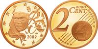 France 2 Euro Cent Copper Plated Steel, KM:1283 -