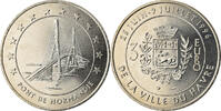 France Medal 3 Euro Ville du Havre, Pont de Normandie -