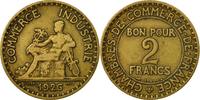 France 2 Francs Coin, Chambre de commerce, Paris -