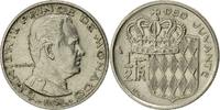 Monaco 1/2 Franc Coin, Rainier III, Nickel, KM:145 -