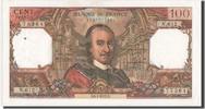 France 100 Francs Banknote, 100 F 1964-1979 ''Corneille'' -