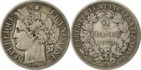 France 2 Francs Coin, Cérès, Paris, Silver, KM:817.1 -