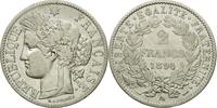 France 2 Francs Coin, Cérès, Paris, Silver, KM:817.1 -