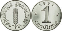 France Centime Coin, Stainless Steel, Quality BE, Gadoury:91b -