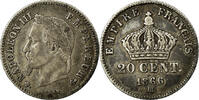 France 20 Centimes Coin, Napoleon III, Strasbourg, EF(4045), KM 805.2 -