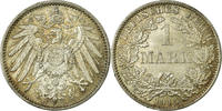 GERMANY - EMPIRE Mark Coin, Wilhelm II, Berlin, Silver, KM:14 -