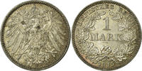 GERMANY - EMPIRE Mark Coin, Wilhelm II, Hambourg,Silver,KM 14 -
