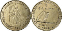 FRENCH OCEANIA Franc Coin, ESSAI, Copper-nickel, KM:E4 -