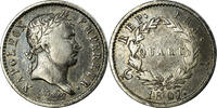 France 1/4 Franc Coin, Napoléon I, Paris, Silver, KM:678.1 -