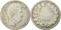 France 5 Francs Coin, Louis-Philippe, Nantes, Silver,KM 745.12 -