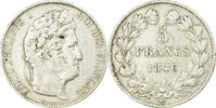 France 5 Francs Coin, Louis-Philippe, Lille, Silver,KM 749.13 -