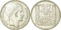 France 20 Francs Coin, Turin, Paris, Silver, KM:879 -